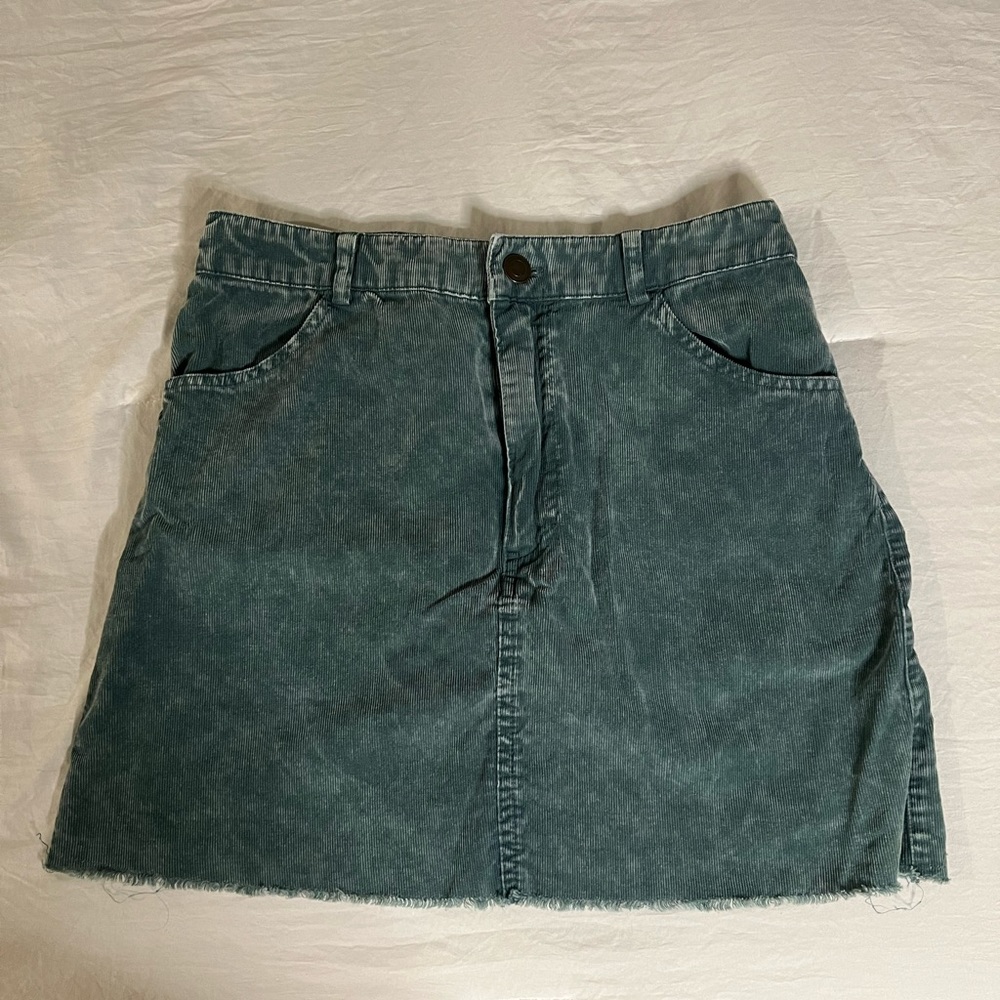 Forever 21 Dark Green Mini Skirt